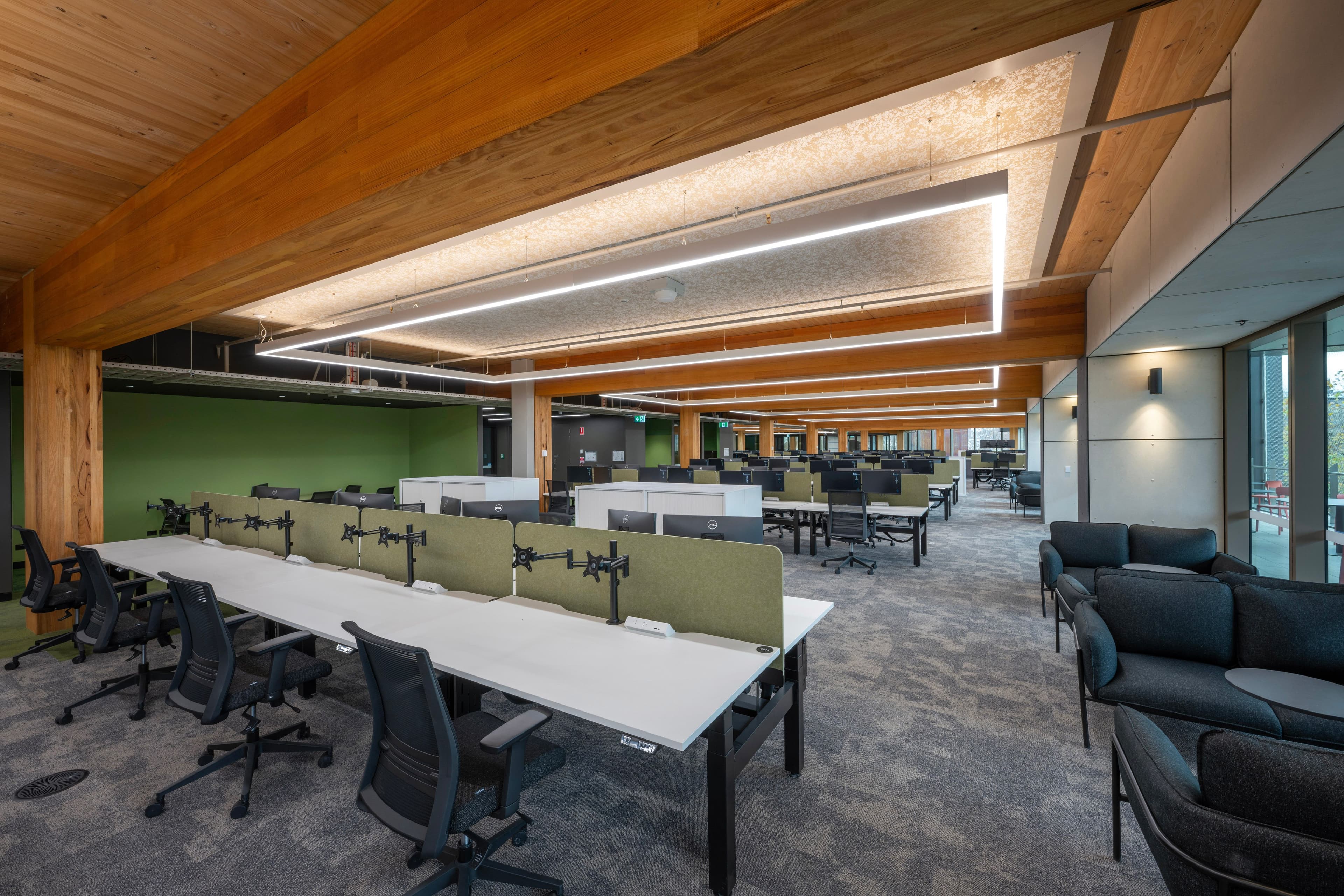 Bendigo GovHub, furniture by Burgtec